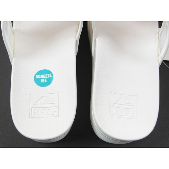 REEF WOMEN'S CUSHION VISTA HI-ENERGY Sandals Size 8 White - Picture 4 of 5